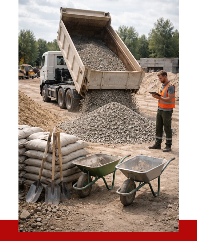 Доставка нерудных материалов в Черногорске от 1225 руб. | ПРОНЕРУДЧрн