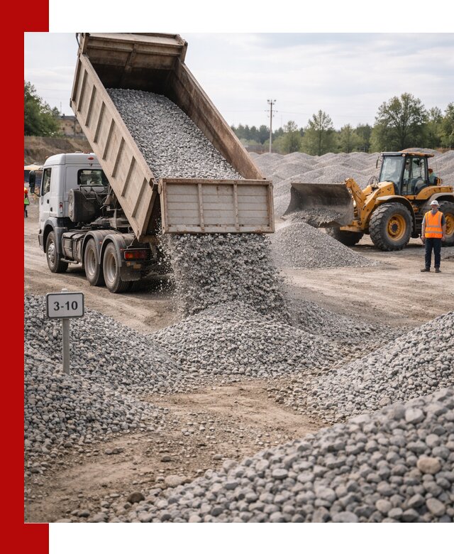 Гранитный щебень фракции 3–10: доставка и продажа в Черногорске