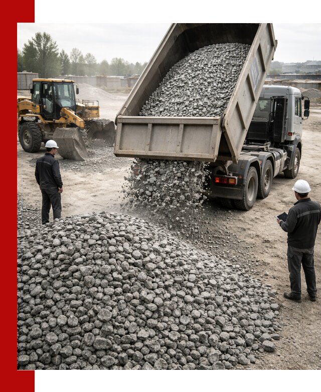 Доставка гранитного щебня фракции 20-40 в Черногорске