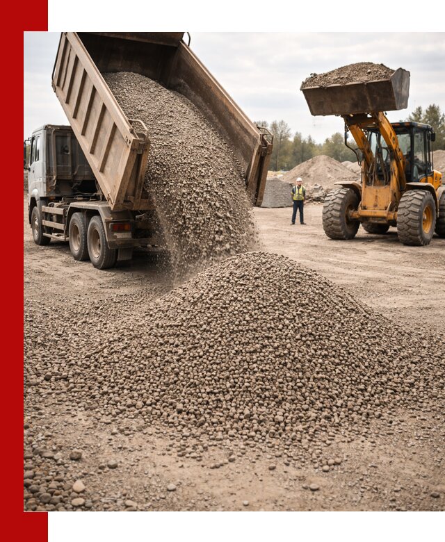 Гравийный щебень фракция 3–10 с доставкой в Черногорске