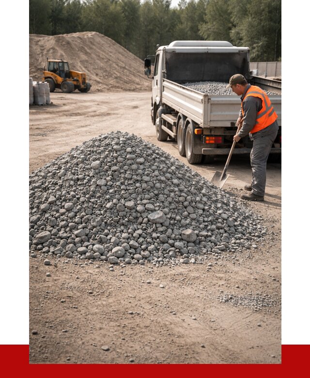 Гравийный щебень фракция 5-10 в Черногорске от 2246 р. | ПРОНЕРУДЧрн