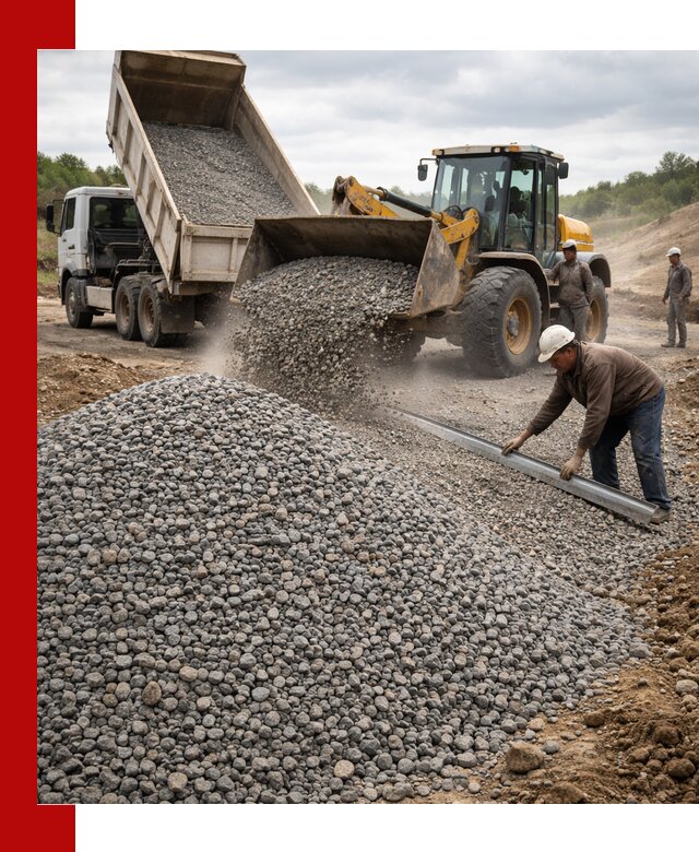 Гравийный щебень фракция 5-20 с доставкой в Черногорске