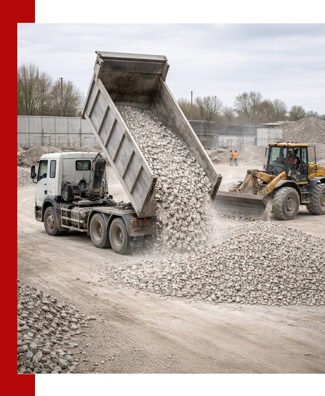 Доставка и продажа известнякового щебня в Черногорске