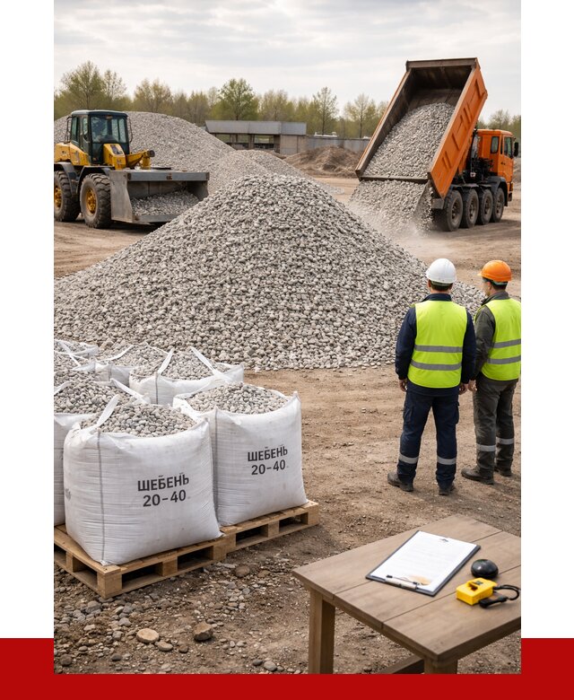 Известняковый щебень 20-40 в Черногорске от 2143 р. ПРОНЕРУДЧрн