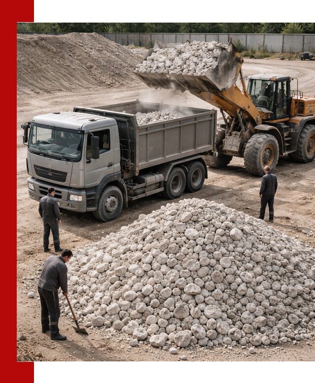 Известняковый щебень фракция 70–150 с доставкой в Черногорске