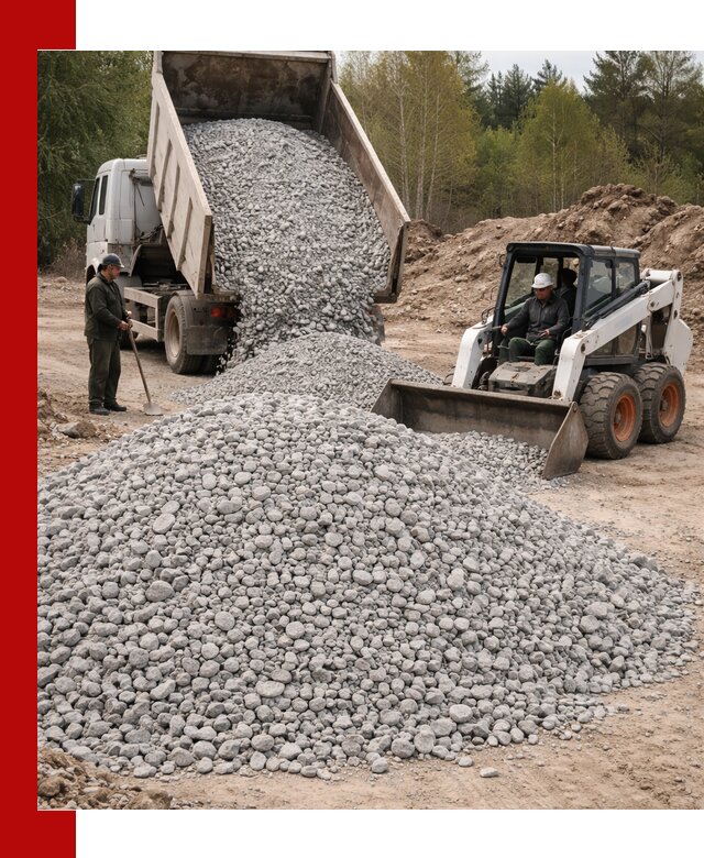 Доставка доломитового щебня в Черногорске напрямую от карьера
