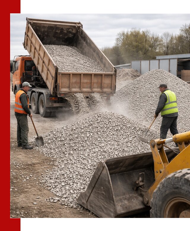Доломитовый щебень фракции 5-20 с доставкой в Черногорске