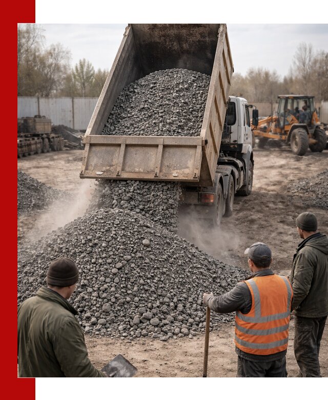 Доставка шлакового щебня в удобные сроки по выгодной цене в Черногорске