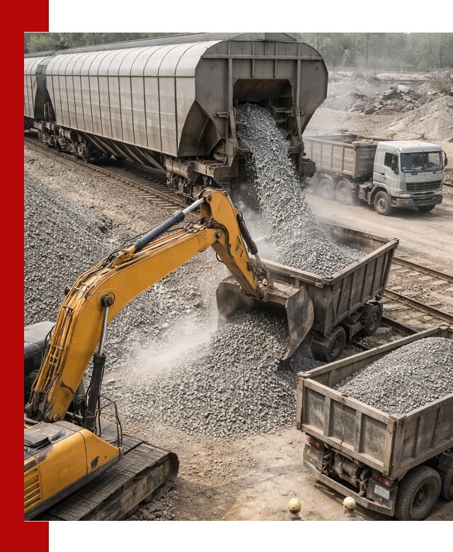 Доставка железнодорожного щебня в Черногорске крупными партиями быстрого отгруза