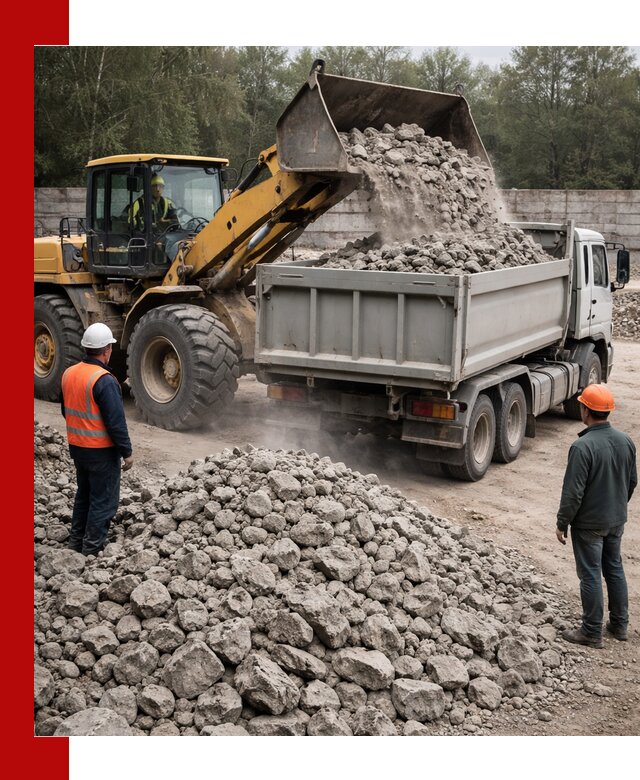 Вторичный щебень фракция 70–150 в Черногорске с доставкой