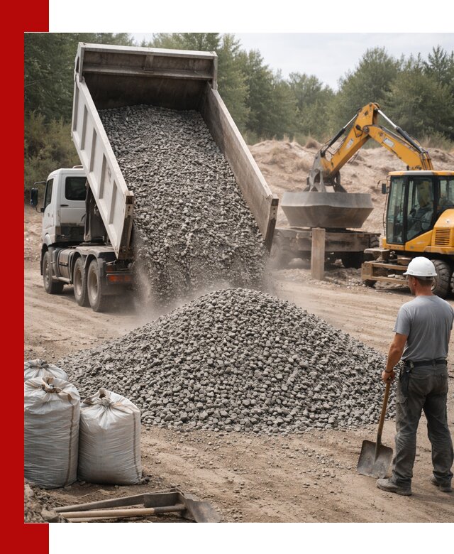 Доставка и продажа бетонного щебня в Черногорске