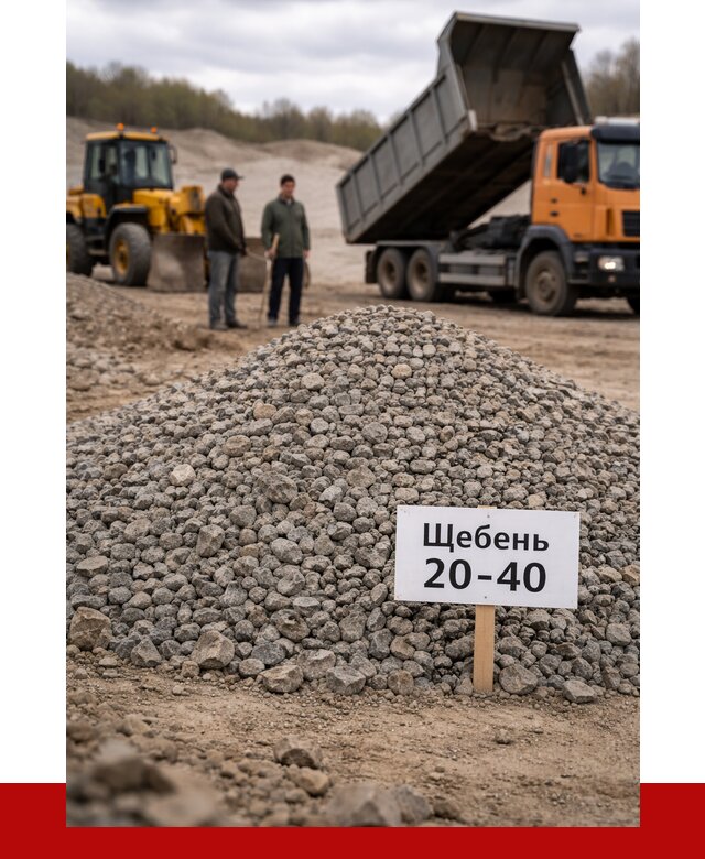 Бетонный щебень фракция 20-40 в Черногорске от 2501 р. | ПРОНЕРУДЧрн