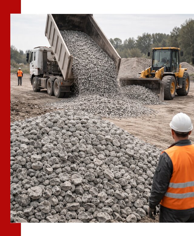 Доставка бетонного щебня фракции 20-40 в Черногорске