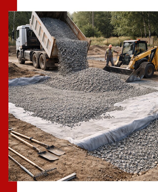 Щебень для фундамента с доставкой в Черногорске