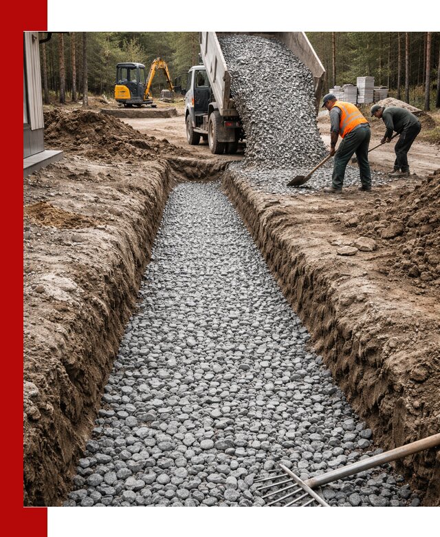 Щебень для дренажа с доставкой в Черногорске высокого качества