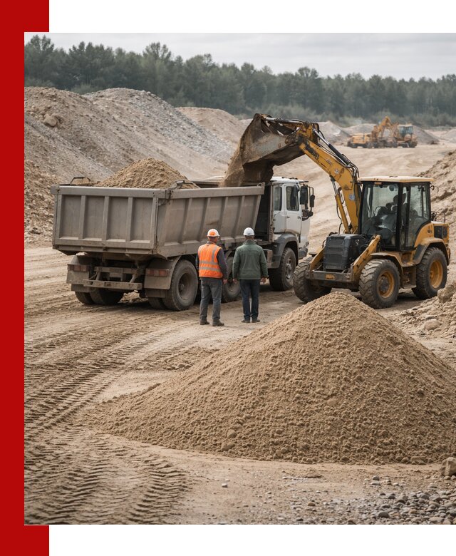 Карьерный среднезернистый песок с доставкой в Черногорске