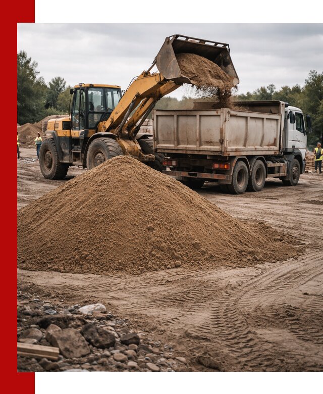 Доставка речного песка навалом в Черногорске быстро и выгодно
