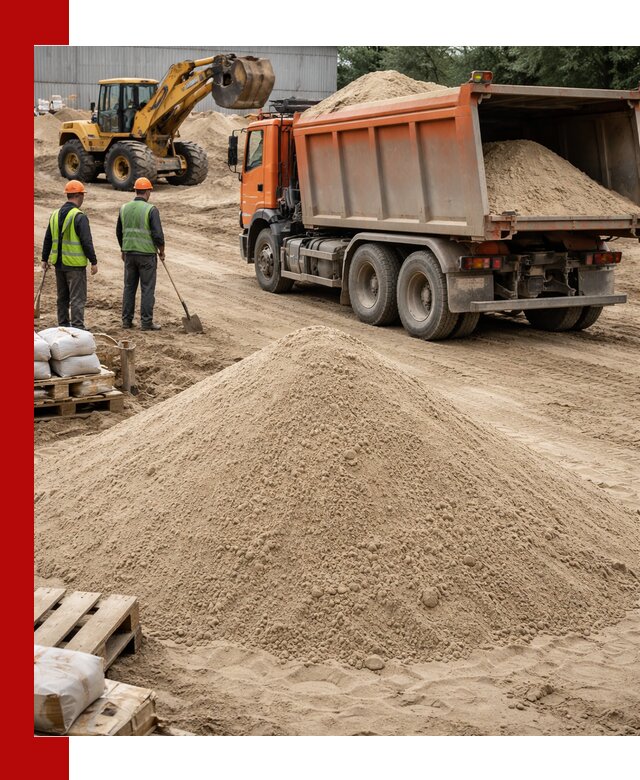Доставка и продажа мытого речного песка в Черногорске
