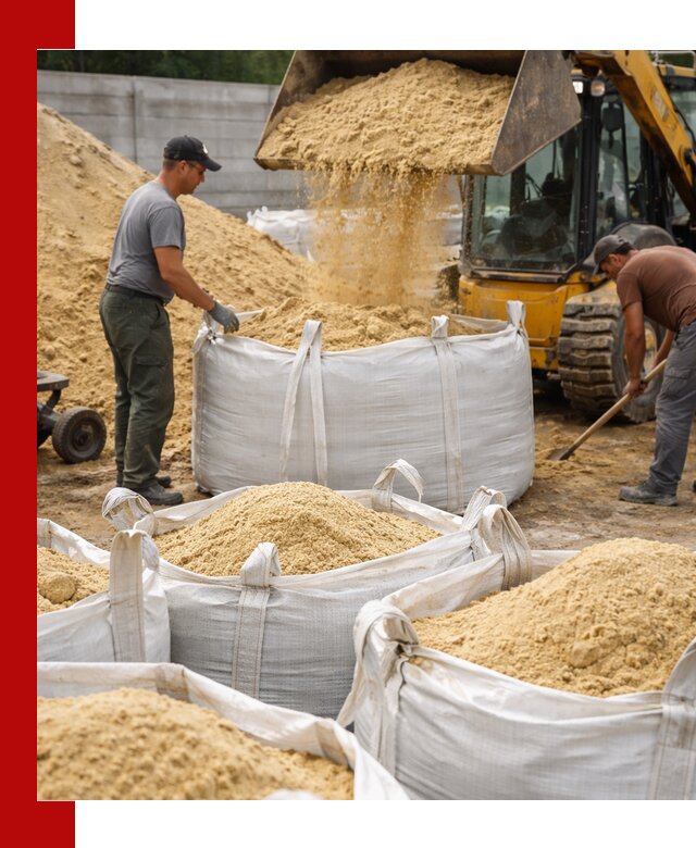 Поставка качественного песка для кладки в Черногорске