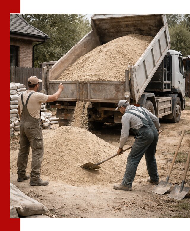 Песок для штукатурки с доставкой в Черногорске качественный и чистый