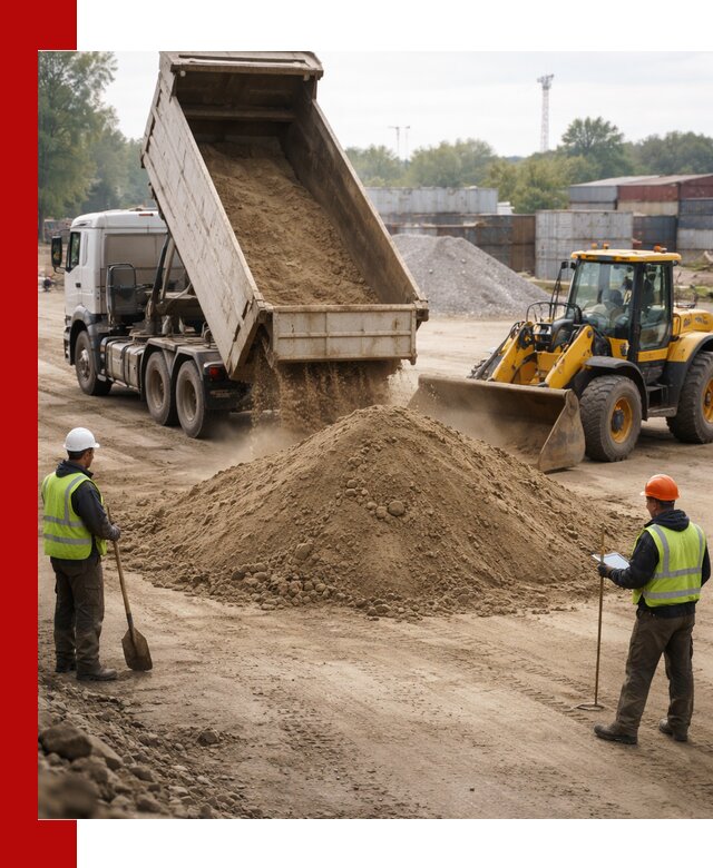 Доставка и продажа пескогрунта оптом и в розницу в Черногорске