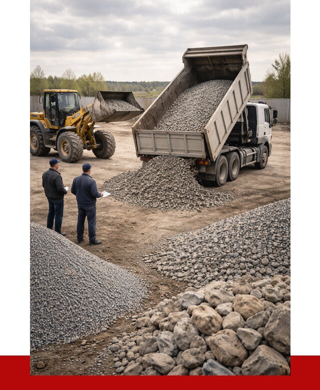 Гравий и камень с доставкой в Черногорске от 4287 р. - ПРОНЕРУДЧрн