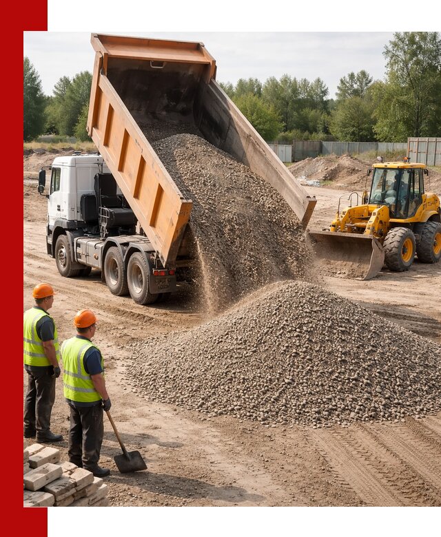 Доставка щебёночно-песчаной смеси ЩПС С7 в Черногорске