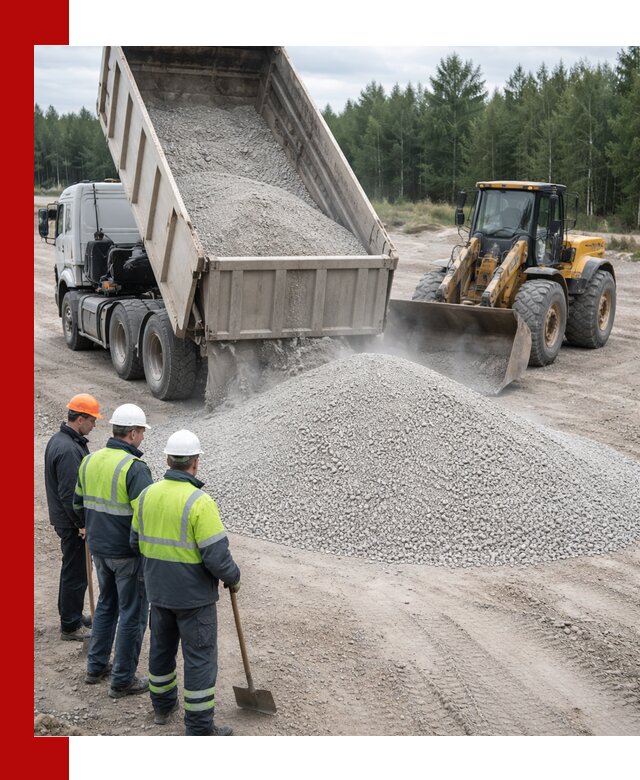 Известняковый отсев 0-5 доставка в Черногорске быстро и выгодно