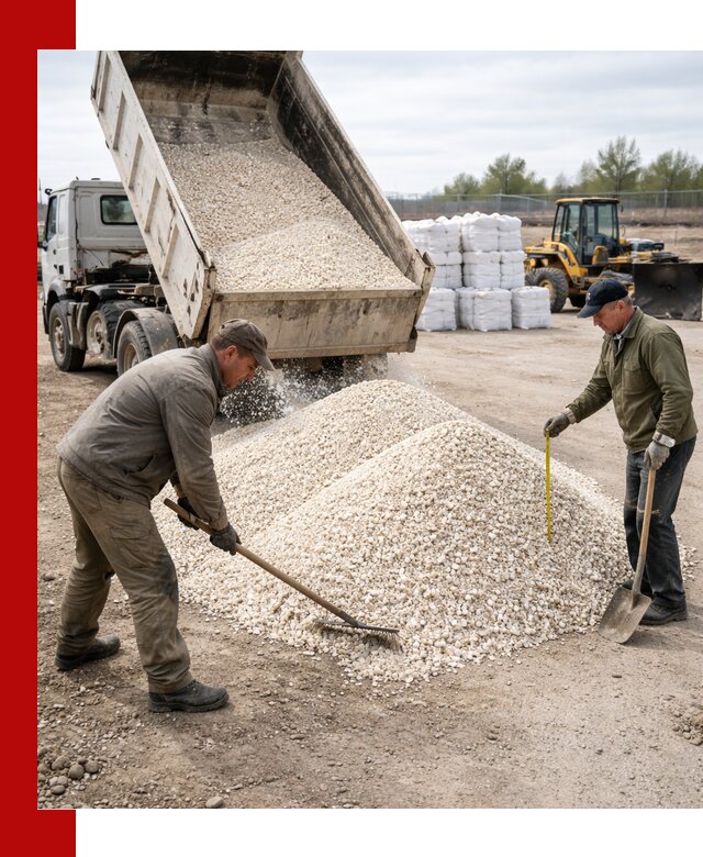 Мраморная крошка с доставкой и разгрузкой в Черногорске