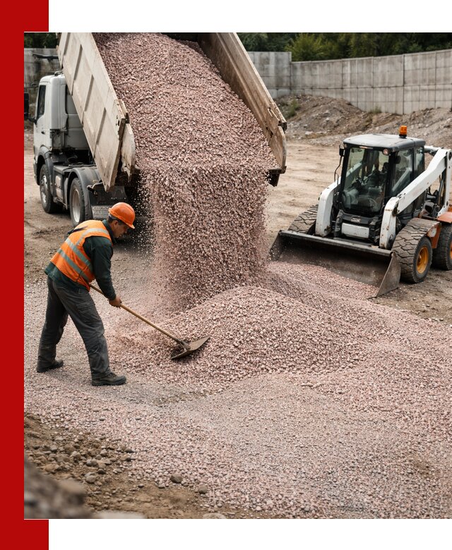 Крошка розовый гранит с доставкой в Черногорске от производителя