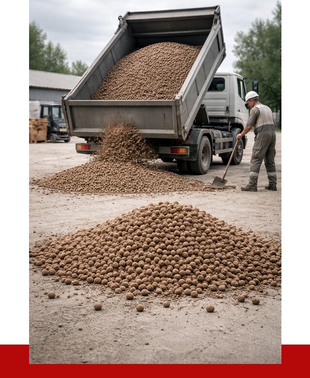 Керамзит с доставкой в Черногорске от 4287 р. за м3 | ПРОНЕРУДЧрн