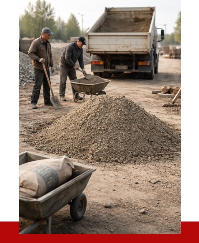 Цементно-песчаная смесь М150 в Черногорске от 4797 р. | ПРОНЕРУДЧрн