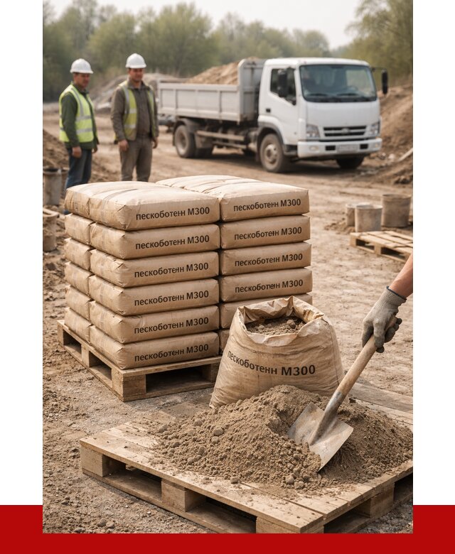 Пескобетон М300 в Черногорске с доставкой от 4746 р. за куб | ПРОНЕРУДЧрн