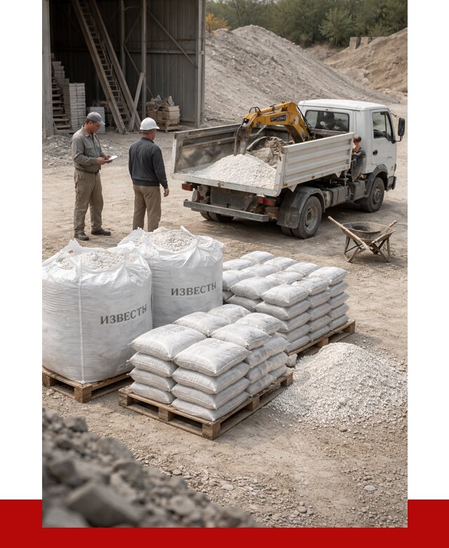 Известь строительная в Черногорске с доставкой от 4287 р. | ПРОНЕРУДЧрн