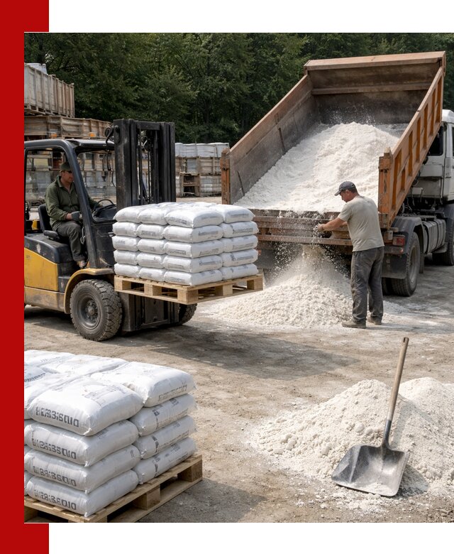 Доставка строительной извести оптом и в розницу в Черногорске
