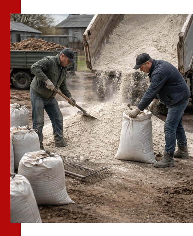 Доставка извести пушонки в Черногорске оптом и мелким оптом