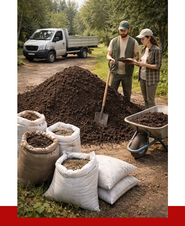 Купить грунт с доставкой в Черногорске от 4593 р. за м3 | ПРОНЕРУДЧрн