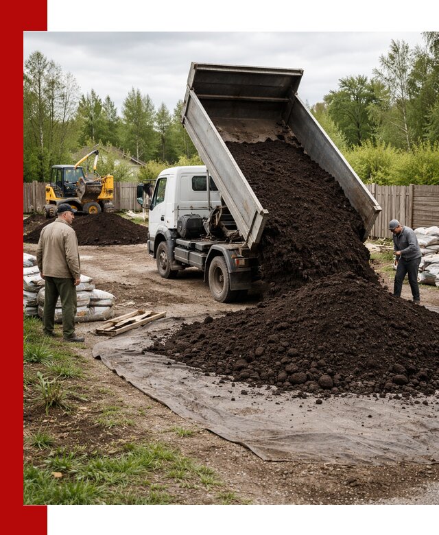 Доставка качественного почвогрунта в Черногорске оптом и в розницу