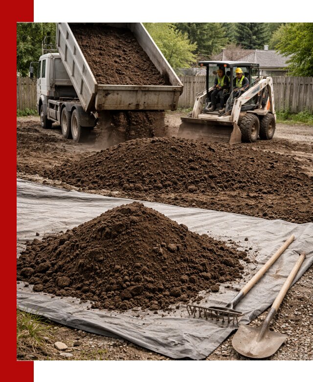 Грунт для отсыпки участка с доставкой в Черногорске