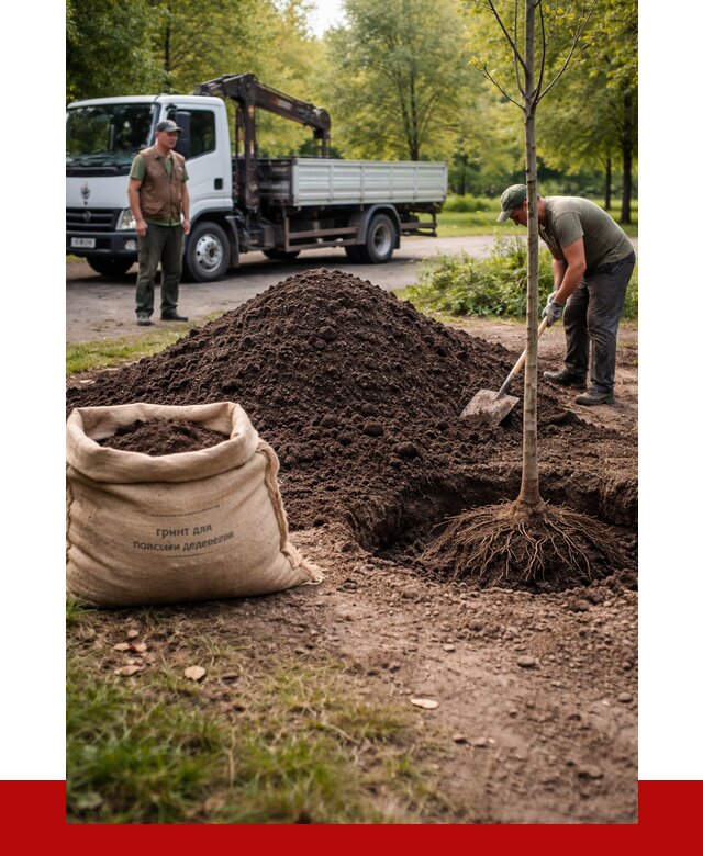 Грунт для посадки деревьев в Черногорске от 1225 р. | ПРОНЕРУДЧрн
