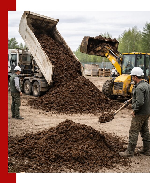 Доставка торфа оптом и в мешках в Черногорске