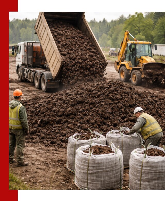 Доставка нейтрального торфа в Черногорске оптом и в розницу