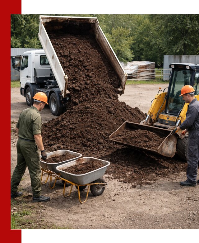 Доставка торфо-земляной смеси в Черногорске для огорода и ландшафта