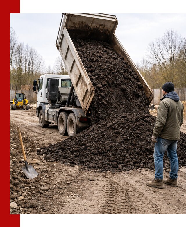 Доставка чернозема навалом в Черногорске быстро и выгодно