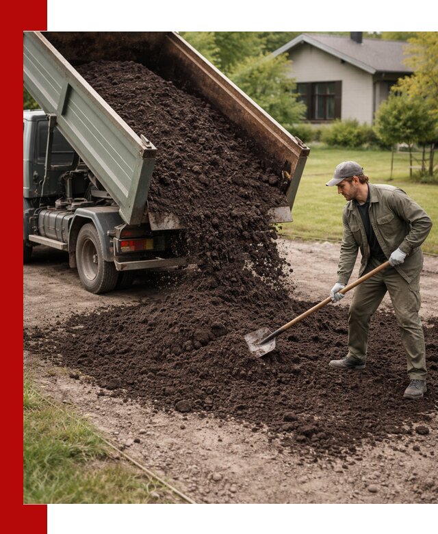 Чернозем для газона с доставкой в Черногорске быстро и качественно