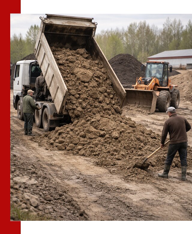 Доставка глин и суглинков в Черногорске оптом и вкрай