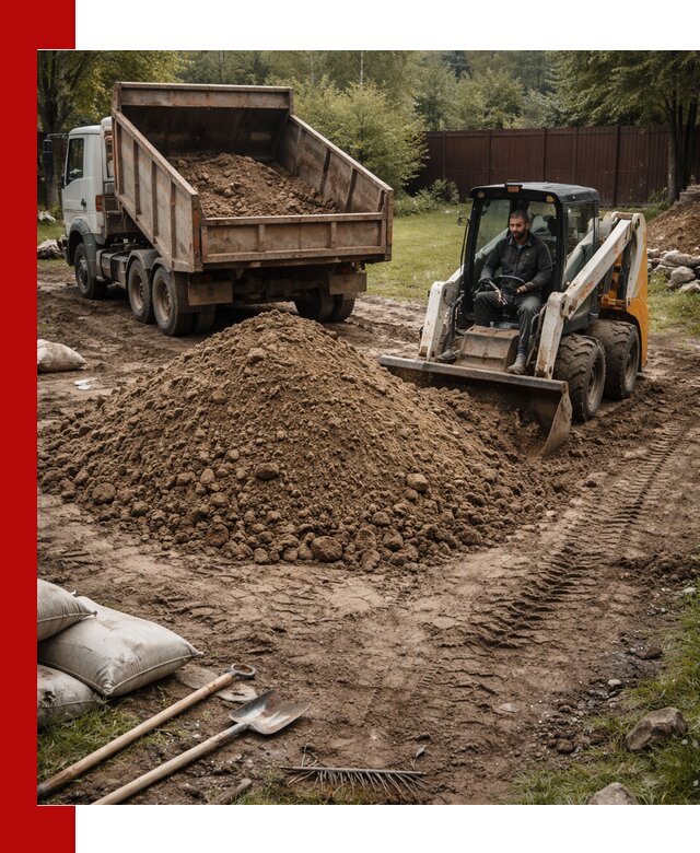 Суглинок для планировки участков в Черногорске с доставкой и выгрузкой