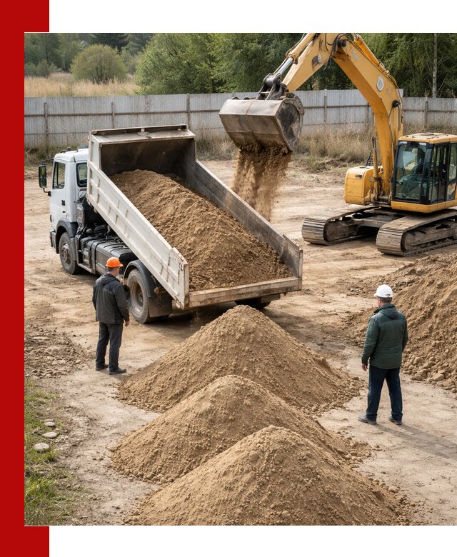 Доставка супеси вагонными и автопартиями в Черногорске