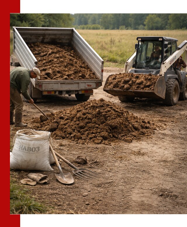 Доставка конского навоза в Черногорске с разгрузкой и доставкой на объект