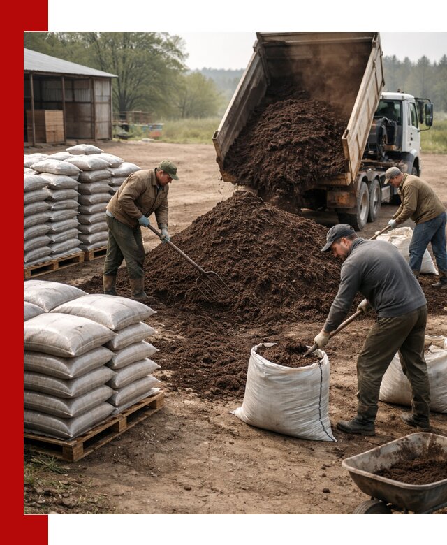 Доставка компоста оптом и в розницу в Черногорске